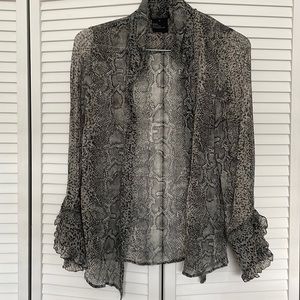 Pamela Dennis Snakeskin Blouse